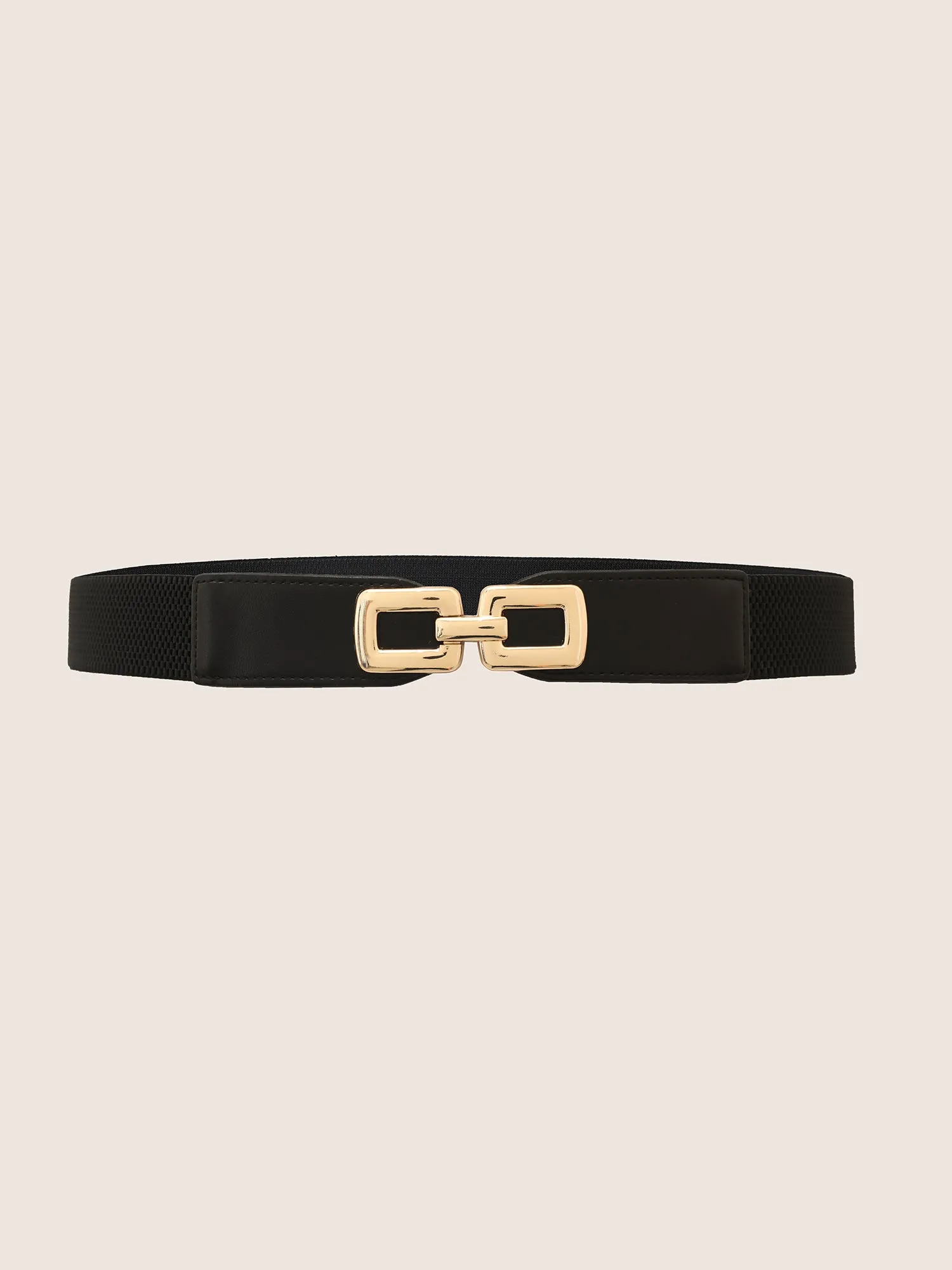 Gold Square Shaped Elastic Waist Belt sold by Bloomchic product image thumbnail 2