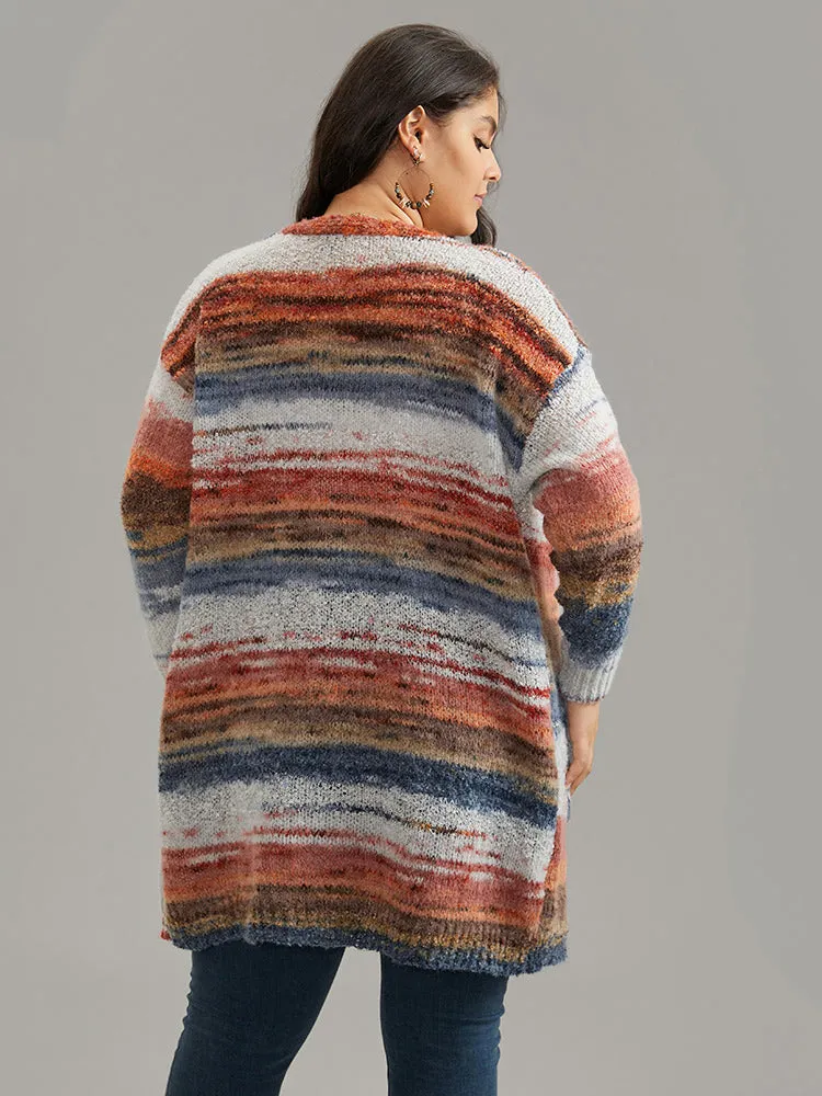 Ombre Heather Contrast Pocket Cardigan sold by Bloomchic product image thumbnail 2