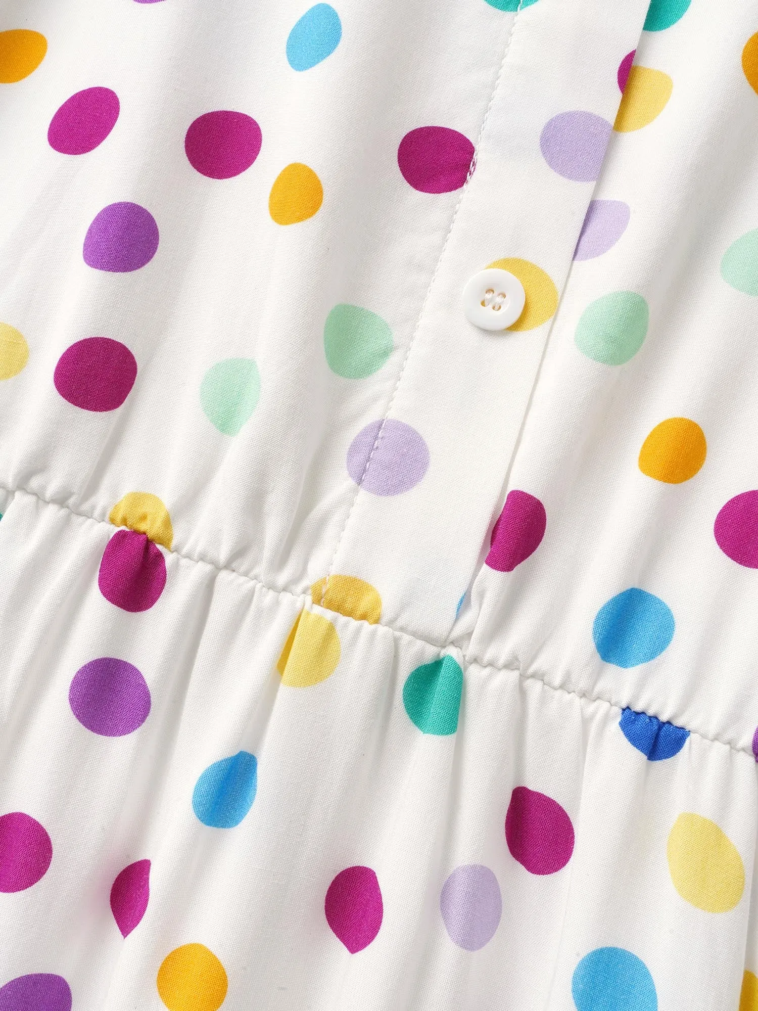 Polka Dot Front Tie Midi Shirt Dress sold by Bloomchic product image thumbnail 5