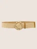 Ellipse Metallic Buckle Woven Belt sold by Bloomchic