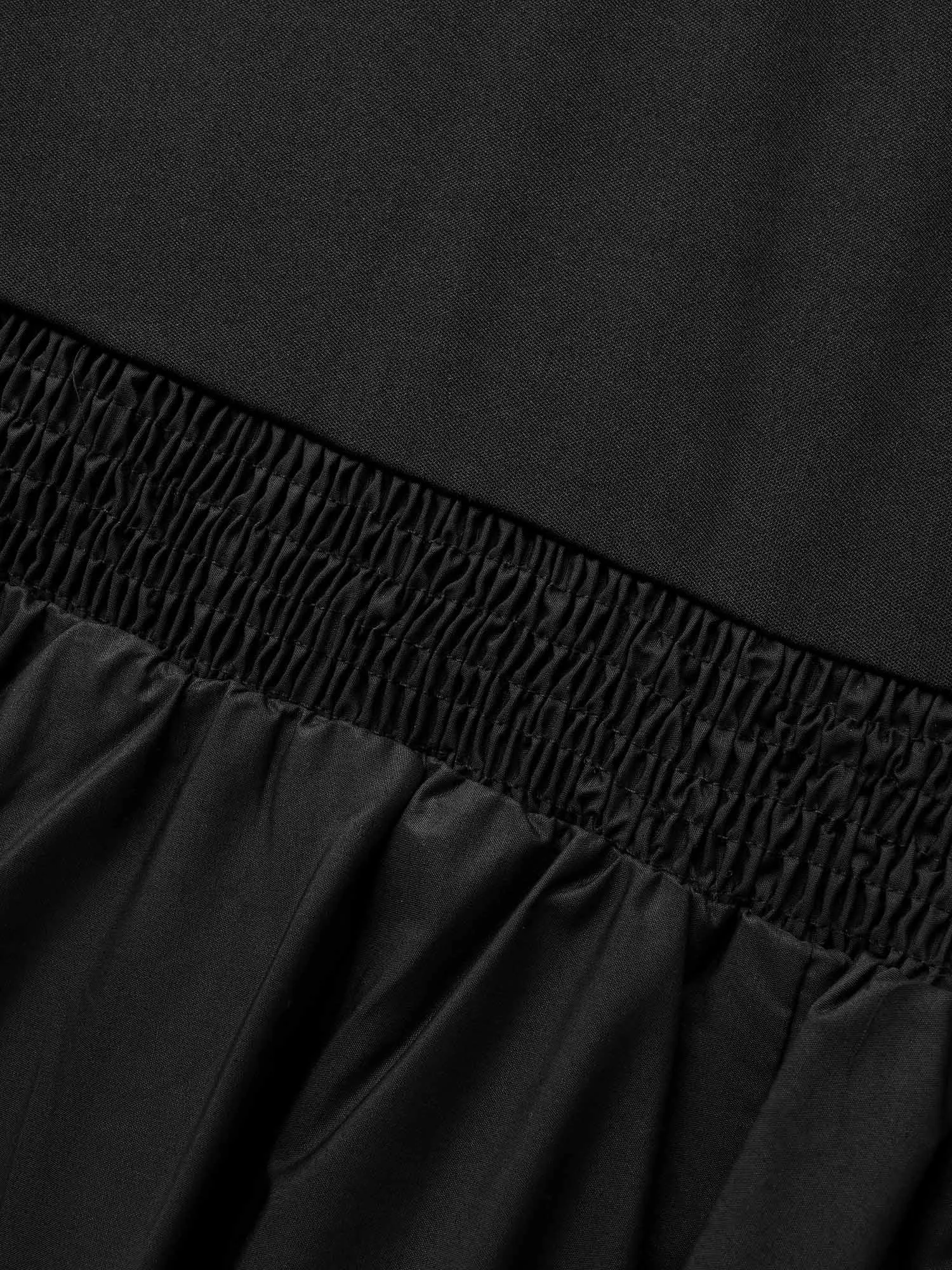 Solid Shirred Bubble Hem Midi Dress sold by Bloomchic product image thumbnail 5