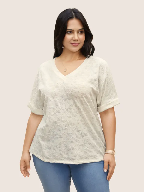 Textured Marine Elements Dolman Sleeve T-shirt sold by Bloomchic