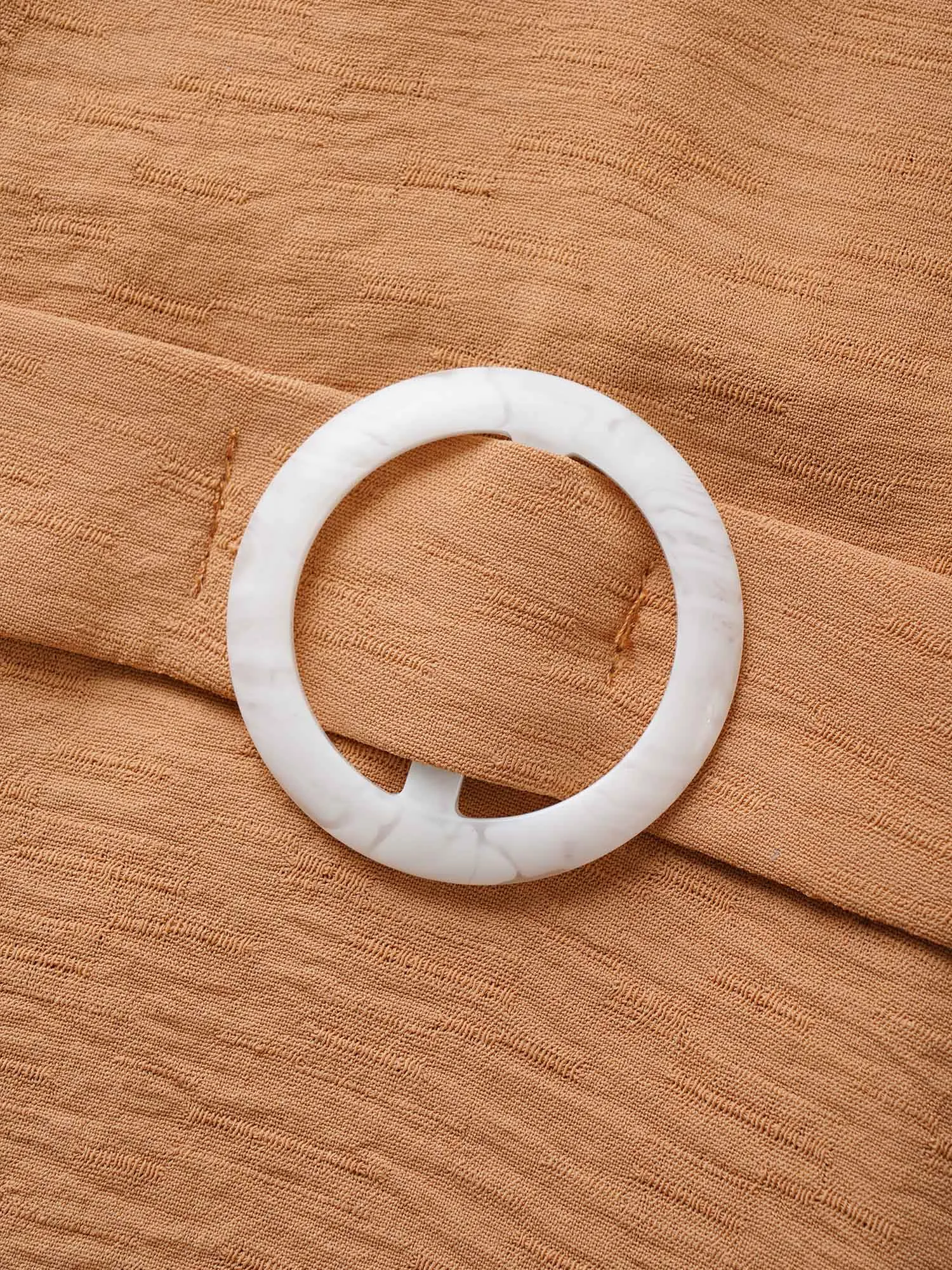 V Neck Buckle Detail Tab Sleeve Blouse sold by Bloomchic product image thumbnail 5