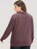 Plain O Ring Half Zip Sweatshirt sold by Bloomchic