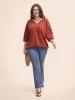 Broderie Anglaise Gathered Tie Knot Blouse sold by Bloomchic