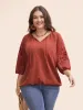 Broderie Anglaise Gathered Tie Knot Blouse sold by Bloomchic