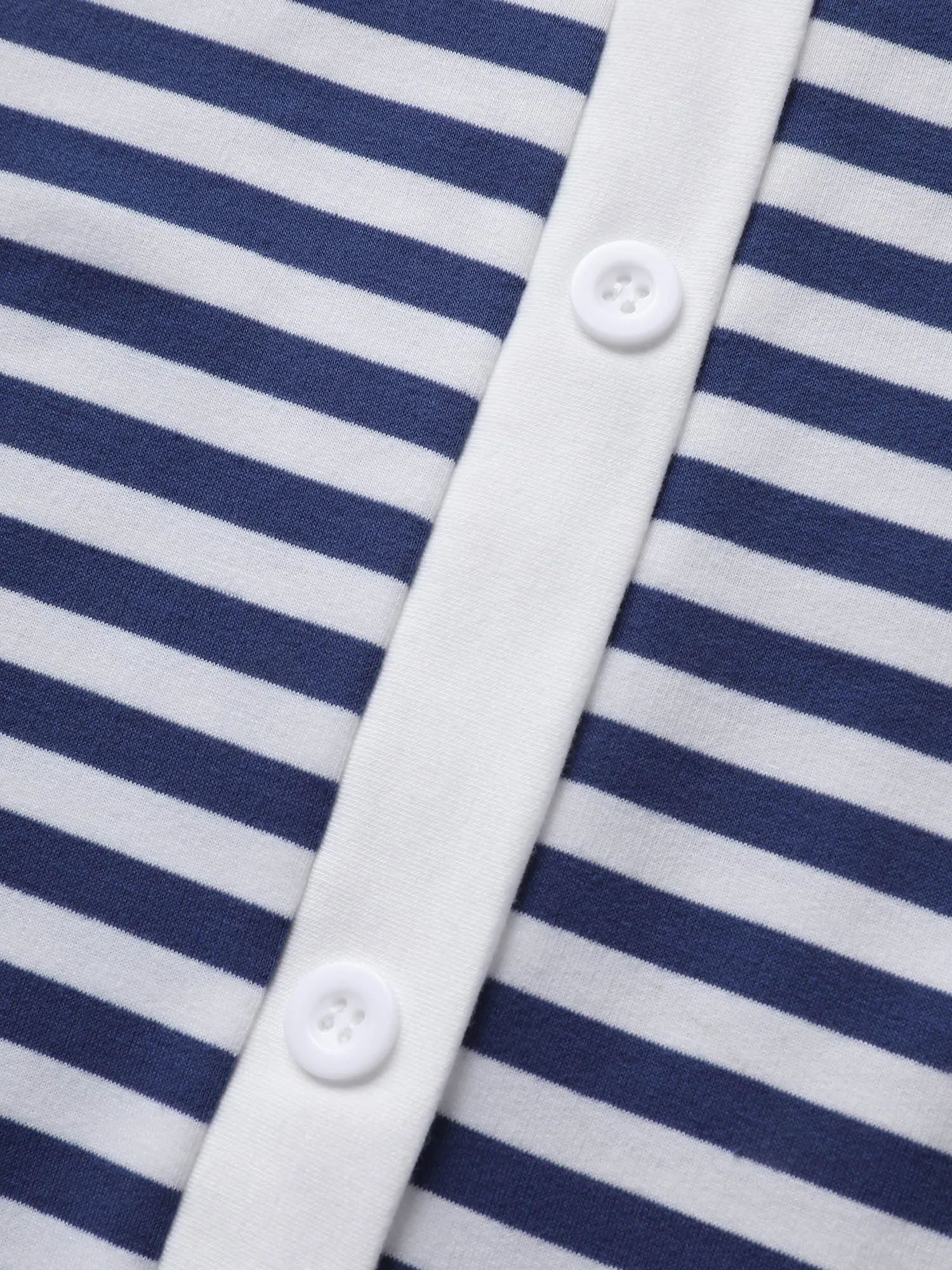 Contrast Striped Button Detail Midi Dress sold by Bloomchic product image thumbnail 5