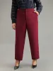 Plain Elastic Waist Pocket Mid Rise Pants sold by Bloomchic