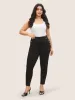 High Rise Metal Detail Skinny Leggings sold by Bloomchic