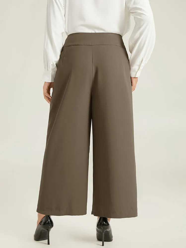 Anti-Wrinkle High Rise Control Metal Detail Pants sold by Bloomchic product image thumbnail 4