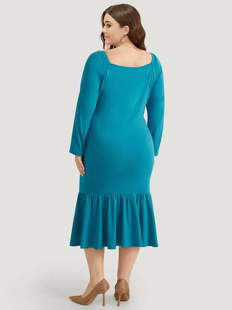 Halloween Sequin Patchwork Mermaid Hem Dress sold by Bloomchic product image thumbnail 4