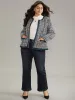 Tweed Patchwork Contrast Pocket Jacket sold by Bloomchic