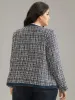 Tweed Patchwork Contrast Pocket Jacket sold by Bloomchic