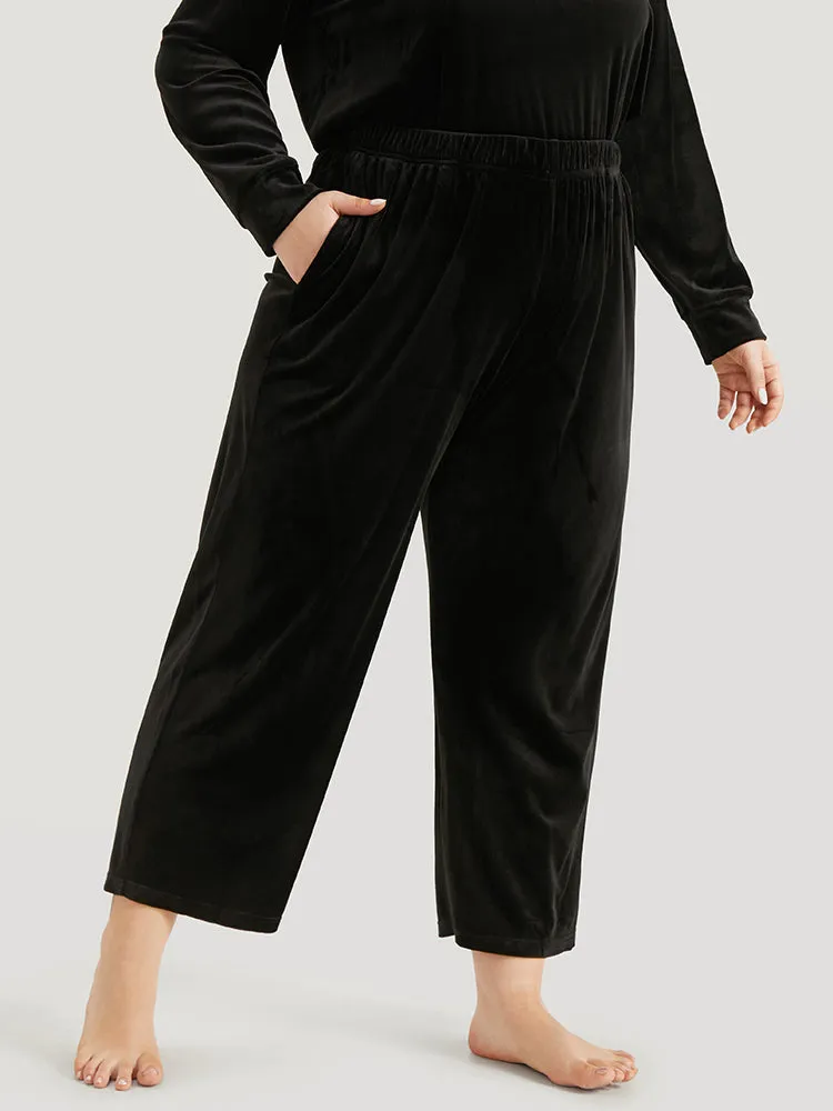 Halloween Plain Tail Elastic Waist Sleep Pants sold by Bloomchic product image thumbnail 3