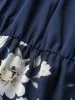 Floral Patchwork Halter Ties High Low Hem Dress sold by Bloomchic