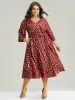 Colorblock Glitter Bowknot Belted Pocket Dress sold by Bloomchic