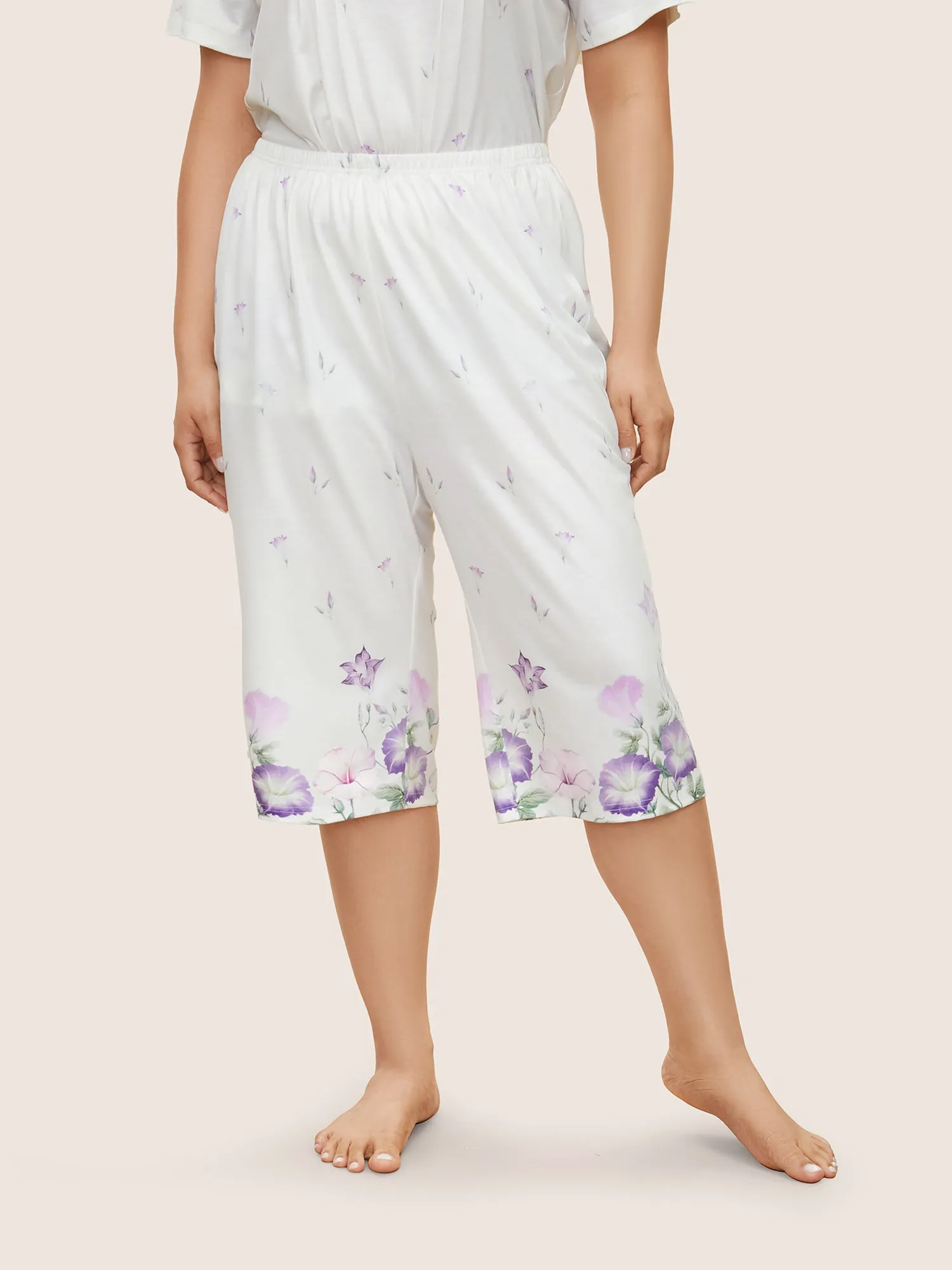 Floral Pleated Button Detail Loungewear Set sold by Bloomchic product image thumbnail 3