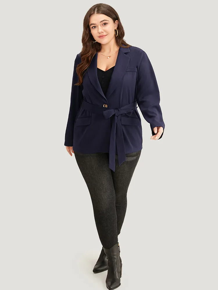 Button Through Belted Blazer sold by Bloomchic product image thumbnail 4