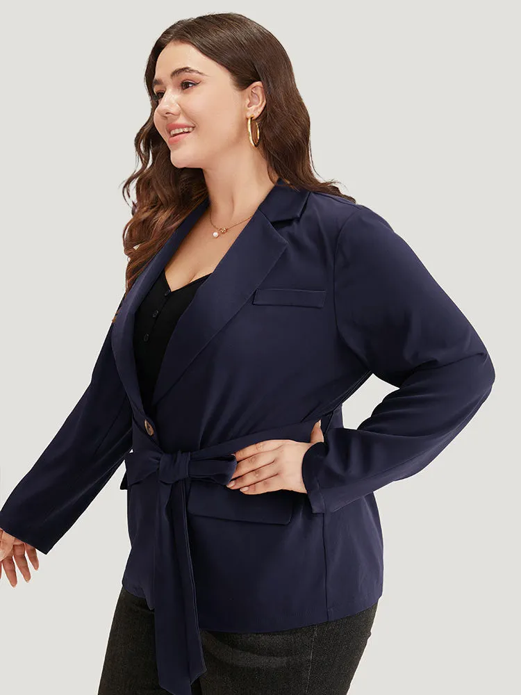 Button Through Belted Blazer sold by Bloomchic product image thumbnail 3