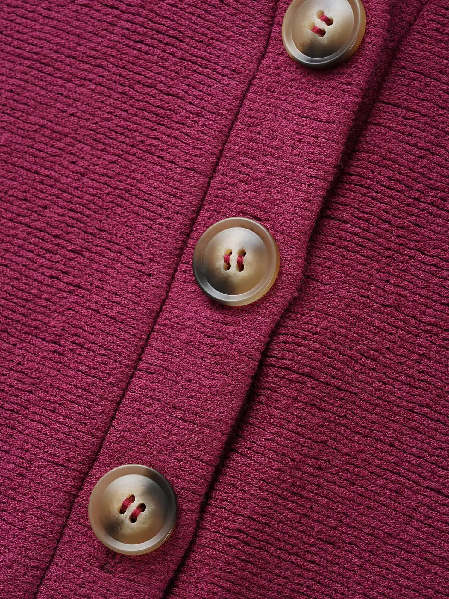 Solid Button Up Hooded Drawstring Sweatshirt sold by Bloomchic product image thumbnail 5