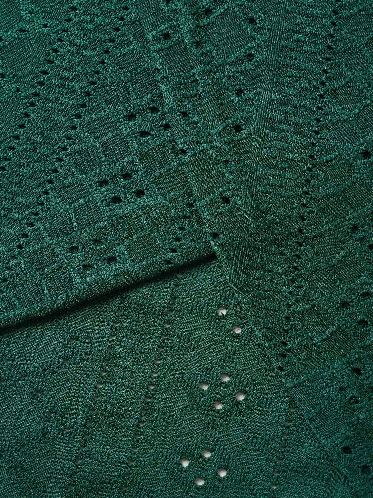 Crew Neck Wrap Hem Knit T-shirt sold by Bloomchic product image thumbnail 5