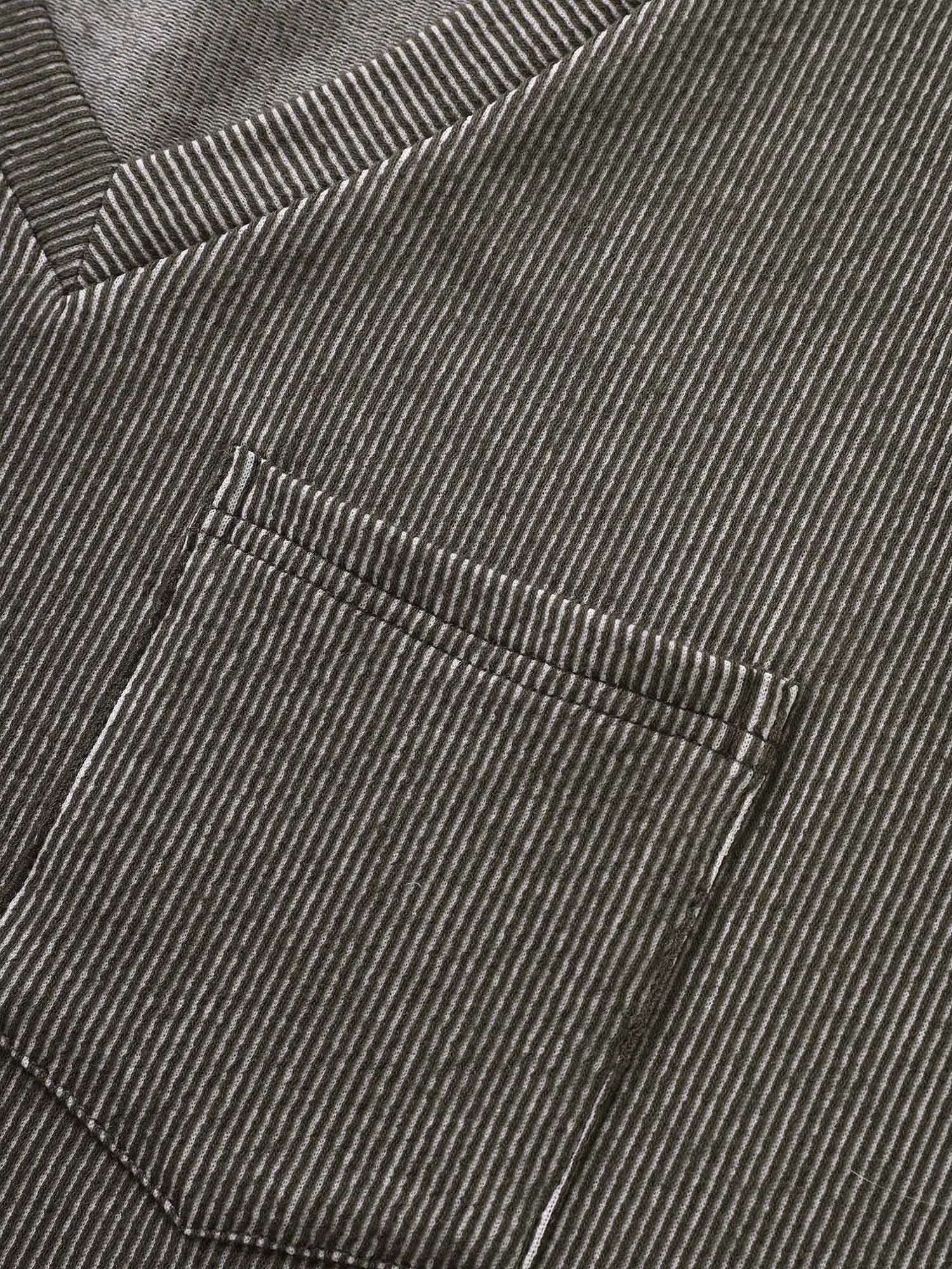 Pit Strip Patched Pocket Split Side T-shirt sold by Bloomchic product image thumbnail 5