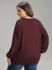 Solid Rib Knit Cut Out Raglan Sleeve Sweatshirt sold by Bloomchic