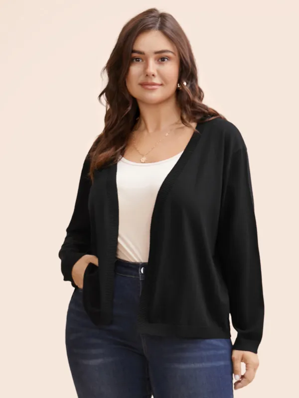 Soft Yarn Waist-Defining Cardigan sold by Bloomchic