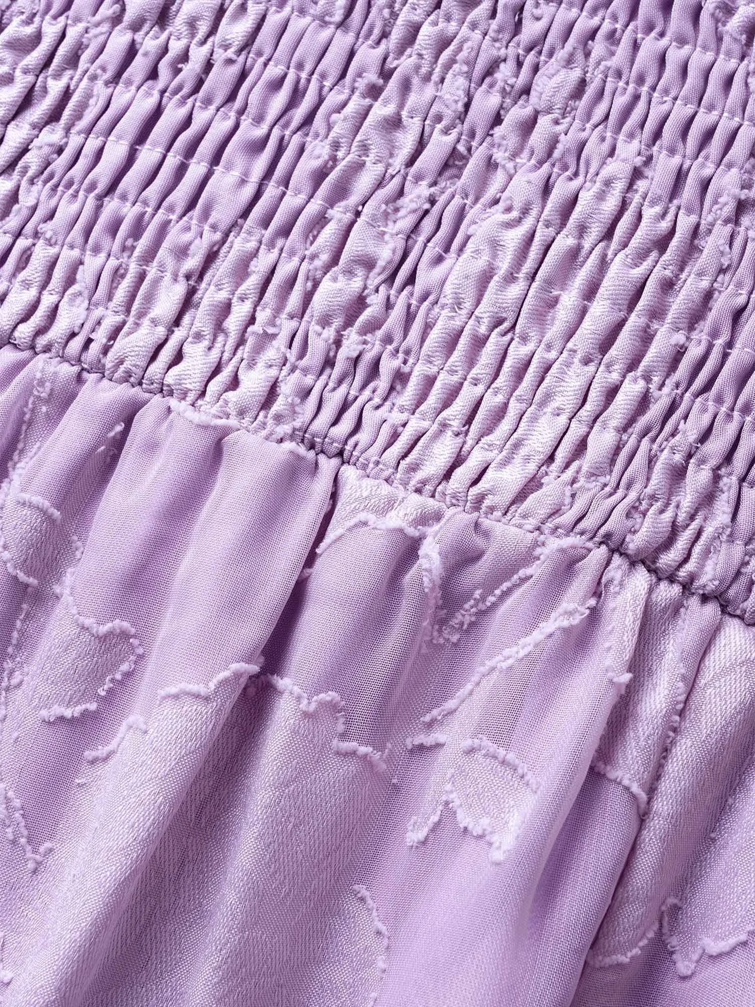 Textured Shirred Split Front Cami Dress sold by Bloomchic product image thumbnail 5