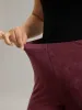 Solid Elastic Waist Texture Very Stretchy Leggings sold by Bloomchic