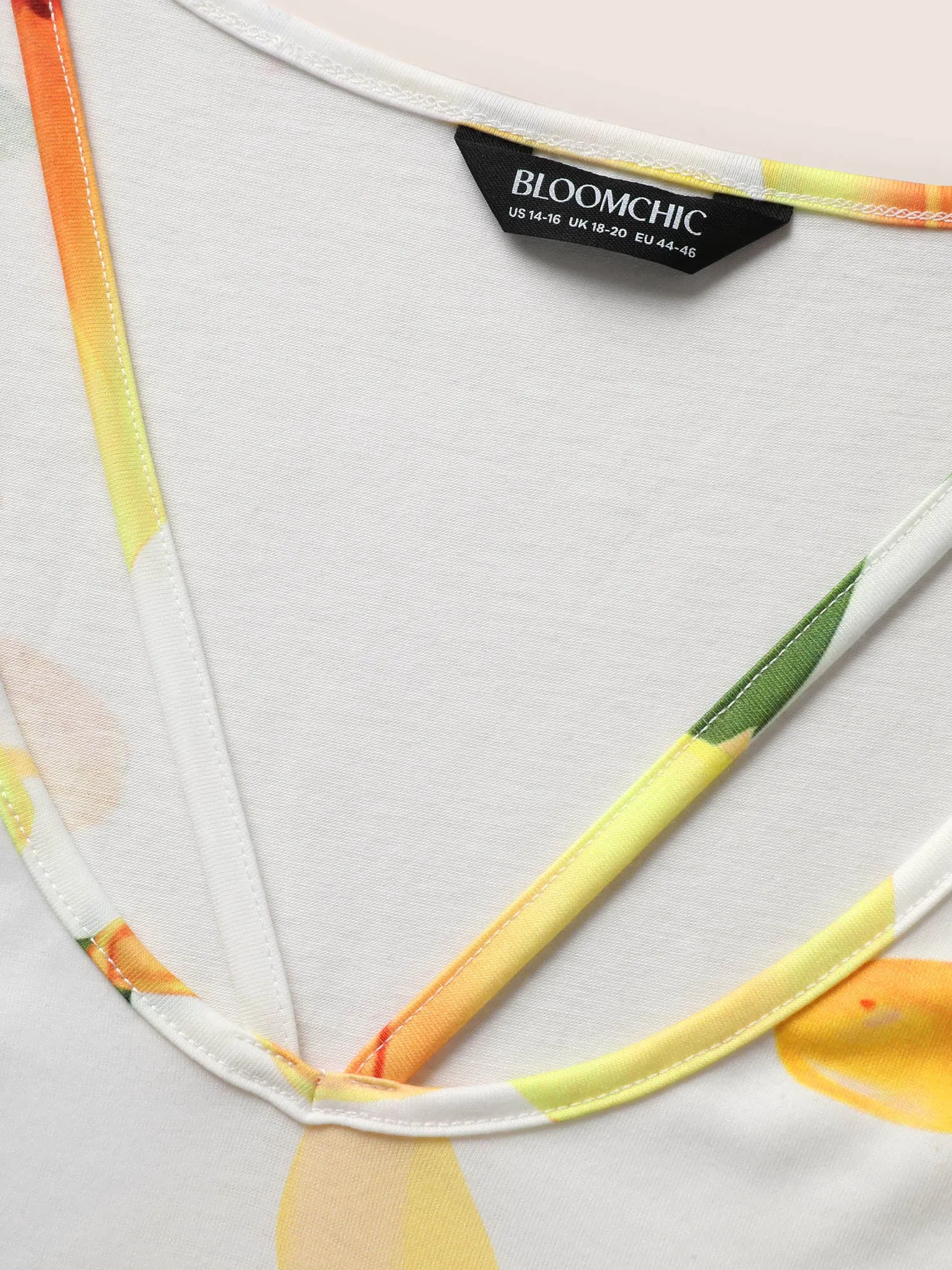 Natural Flowers Crisscross Dolman Sleeve T-shirt sold by Bloomchic product image thumbnail 5