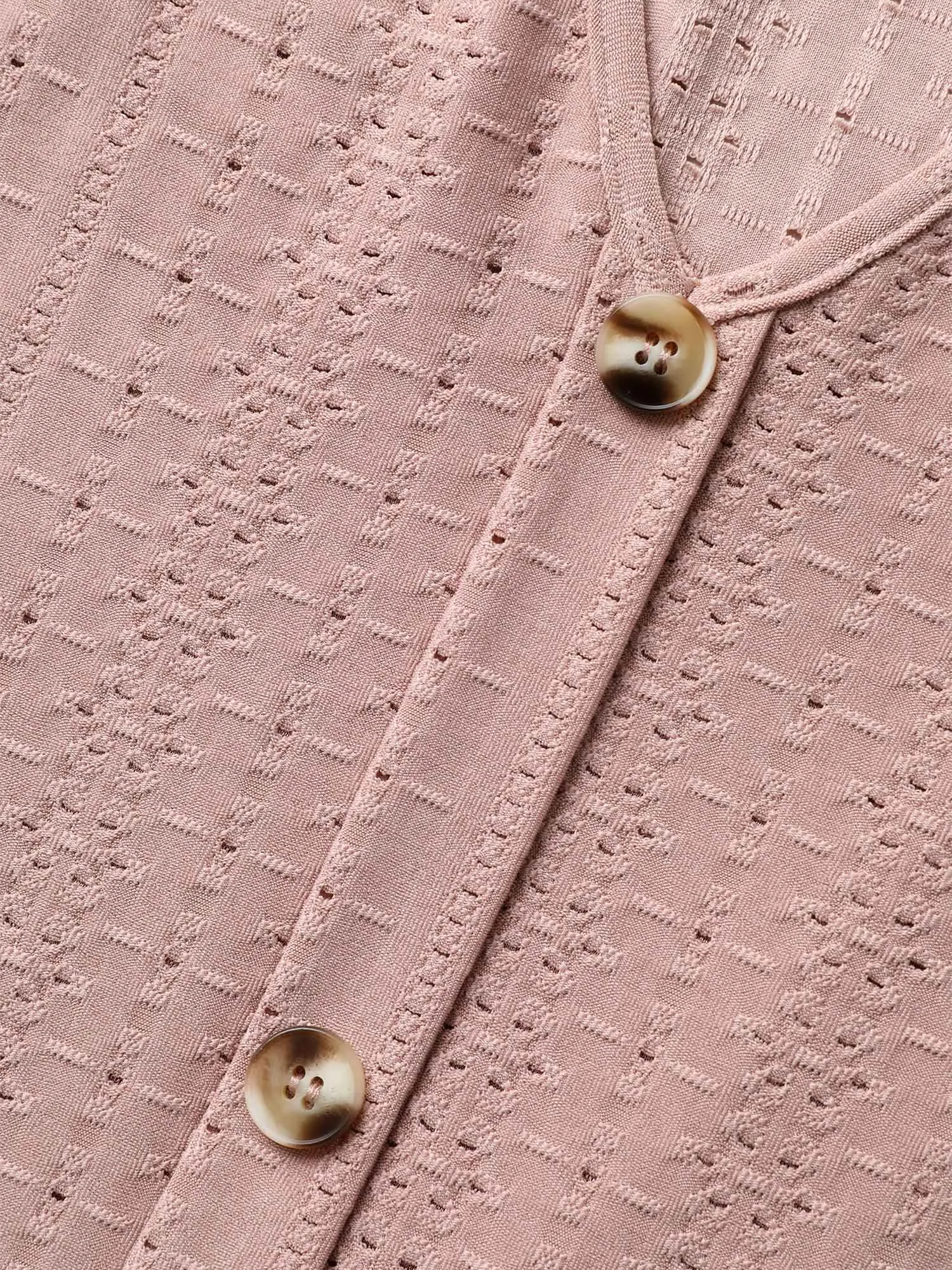 V Neck Button Detail Sleeveless Drawstring Dress sold by Bloomchic product image thumbnail 5