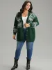 Christmas Jacquard Button Up Pocket Cardigan sold by Bloomchic