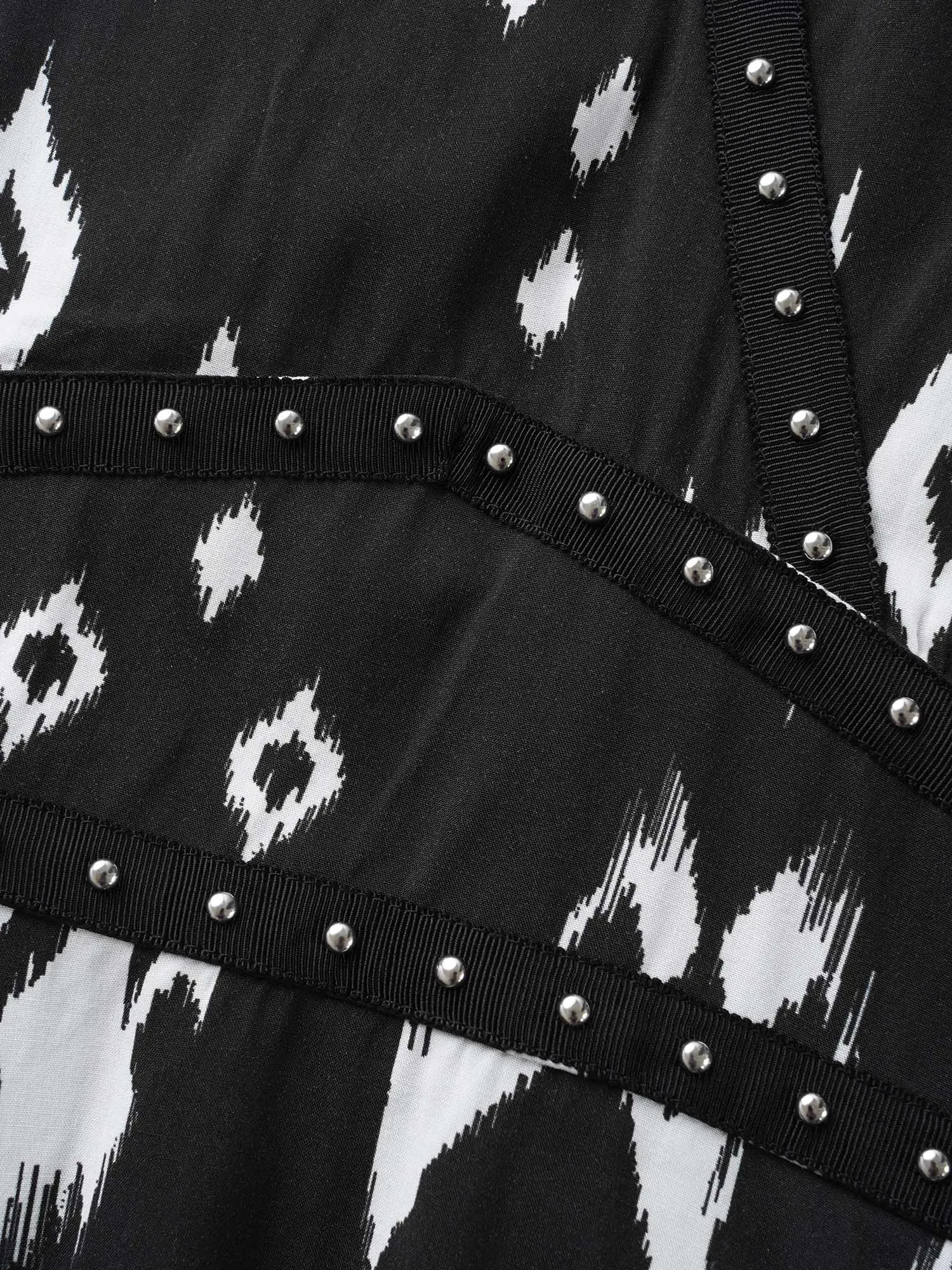 Abstract Studded Woven Maxi Dress sold by Bloomchic product image thumbnail 5