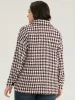 Halloween Gingham Tweed Plisse Double Breasted Coat sold by Bloomchic