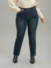 Very Stretchy Seam Detail Stitch Jeans sold by Bloomchic