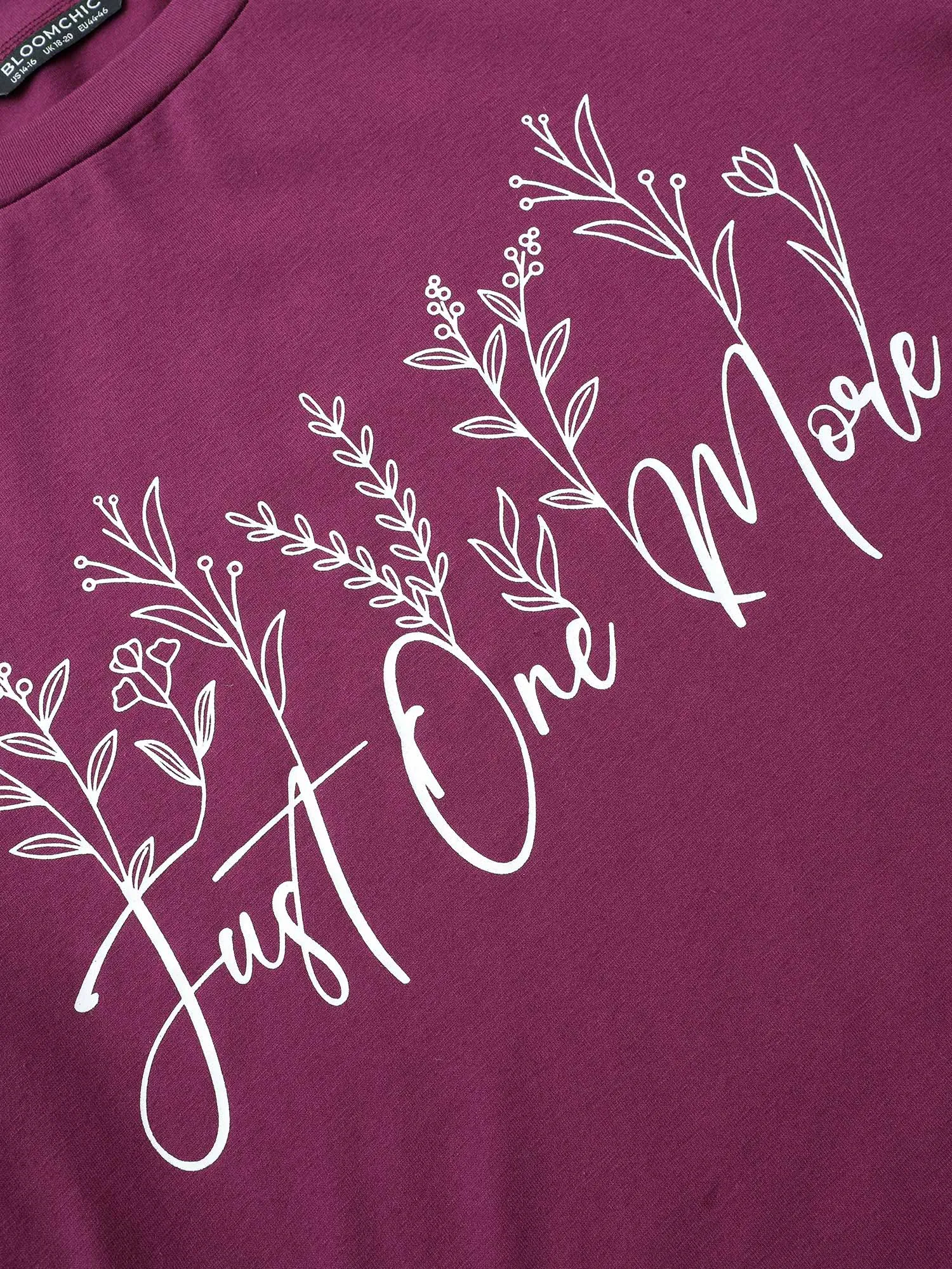 Art & Design Plants Roll Hem T-shirt sold by Bloomchic product image thumbnail 5