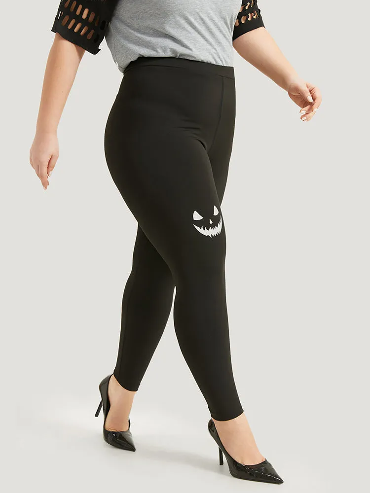 High Rise Halloween Print Leggings sold by Bloomchic product image thumbnail 3