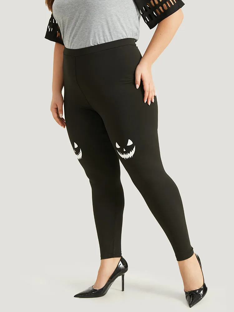 High Rise Halloween Print Leggings sold by Bloomchic product image thumbnail 2
