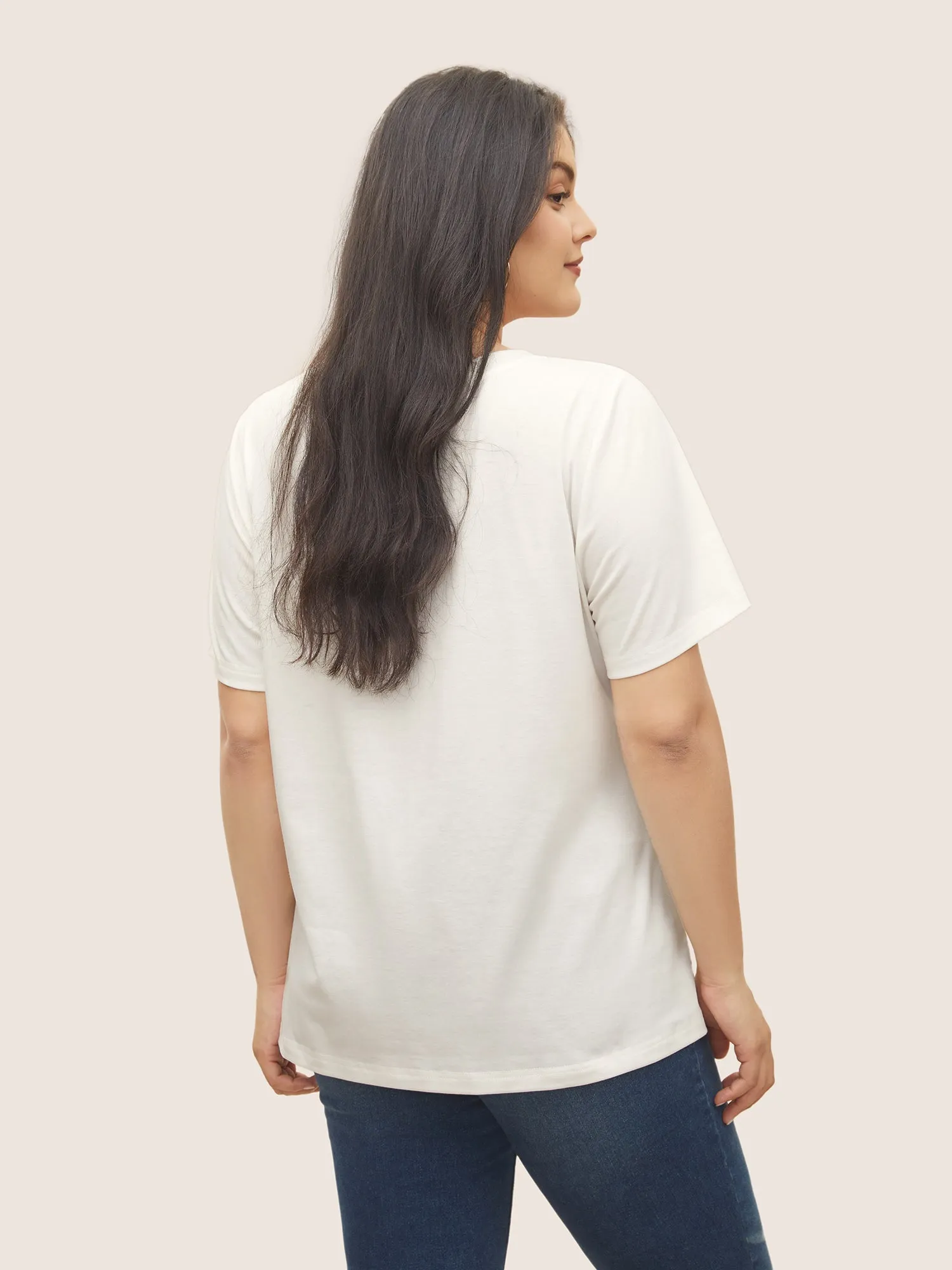 City Print Round Neck T-shirt sold by Bloomchic product image thumbnail 3