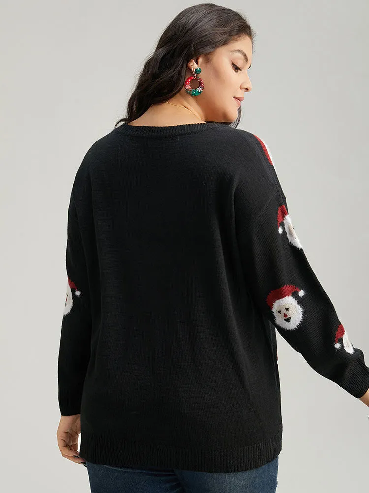 Jolly Fellow Motifs Round Neck Pullover sold by Bloomchic product image thumbnail 2