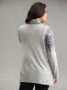 Boho Print Mock Neck T-shirt sold by Bloomchic