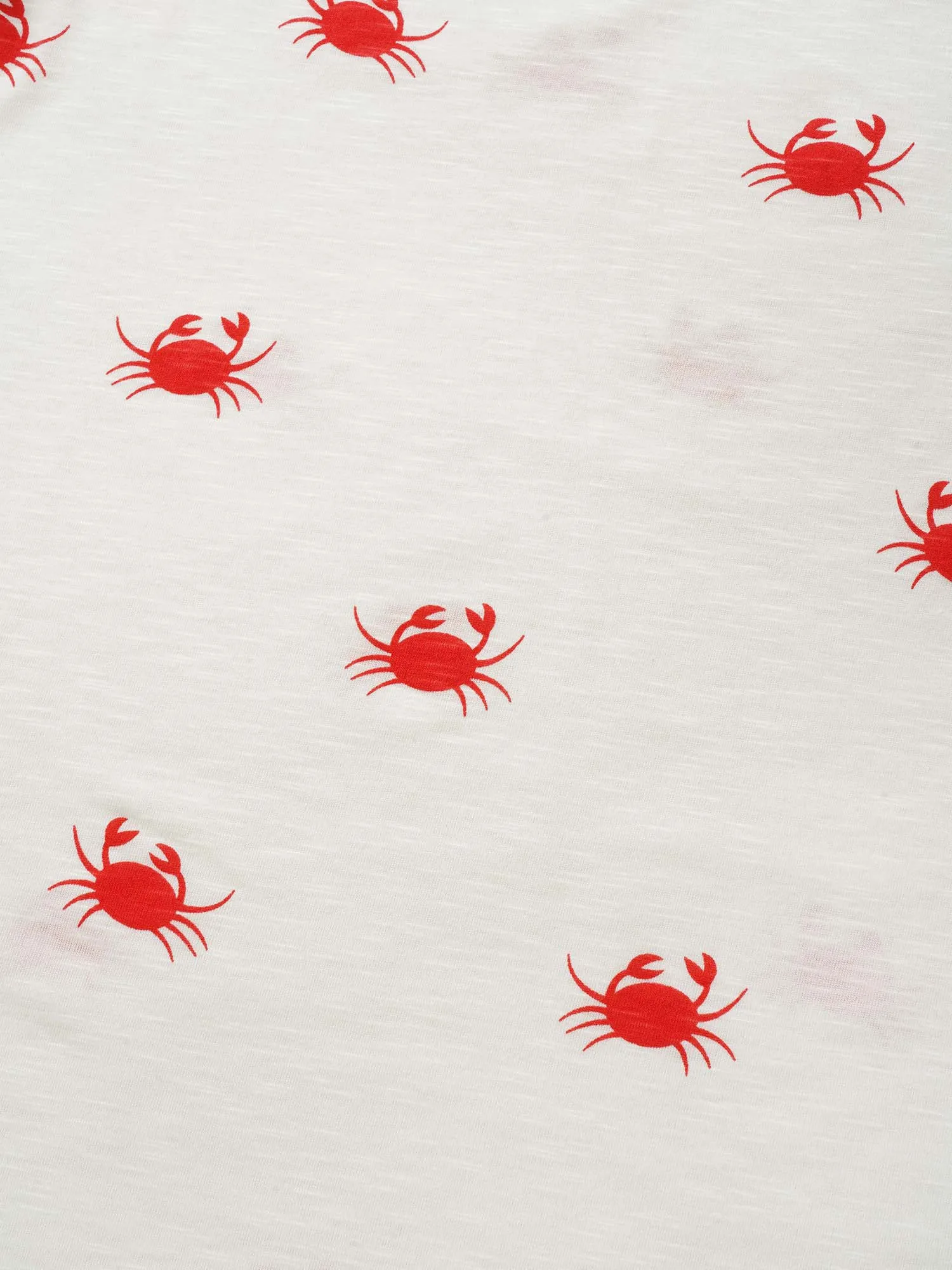 V Neck Marine Crab Print T-shirt sold by Bloomchic product image thumbnail 5