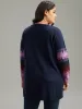 Contrast Heather Pocket Open Front Cardigan sold by Bloomchic
