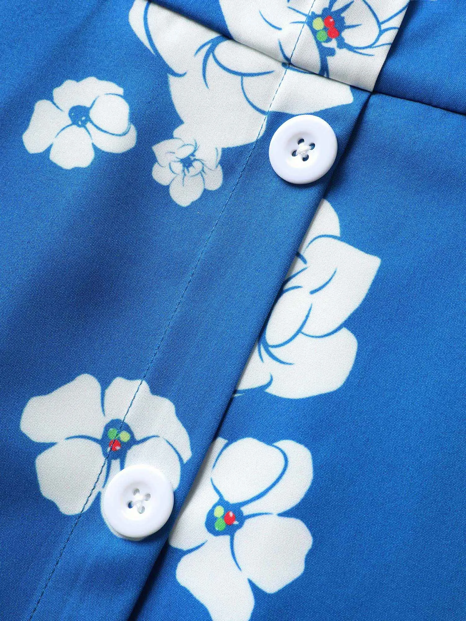 Square Neck Natural Flowers Ruffle Sleeve Dress sold by Bloomchic product image thumbnail 5