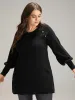 Supersoft Essentials Anti-Pilling Button Detail Pullover sold by Bloomchic