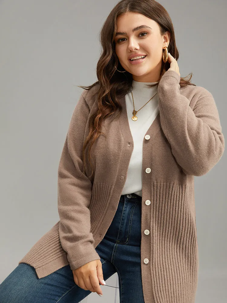 Supersoft Essentials Plain Button Up Texture Cardigan sold by Bloomchic product image thumbnail 5