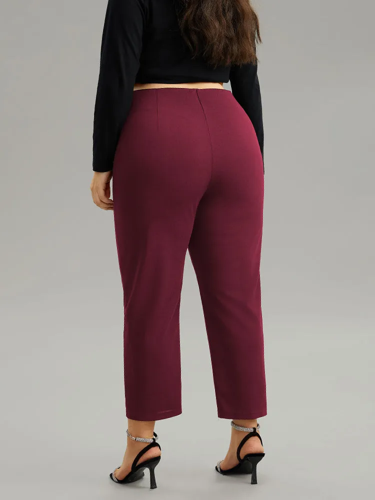 Plain Pocket Bodycon Ankle Pants sold by Bloomchic product image thumbnail 4