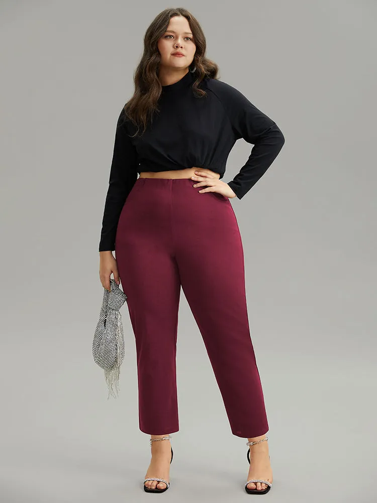 Plain Pocket Bodycon Ankle Pants sold by Bloomchic product image thumbnail 3