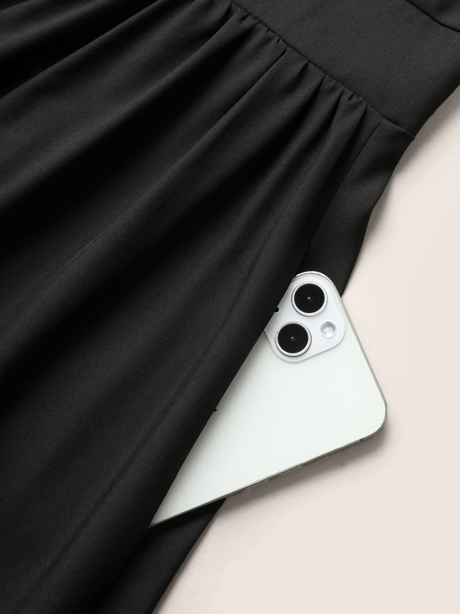 Lily Print Square Neck Ruffle Sleeve Midi Dress sold by Bloomchic product image thumbnail 5